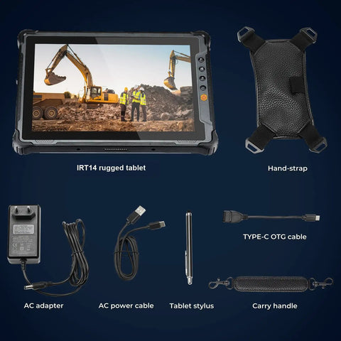 Built Like A Tank Rugged Tablet Running Windows 11 Pro With 10.1 Inch 1000 Nit Sunlit Screen WiFi 6 Intel N5100 8Gb 128Gb 4G Lte Gps Ip65 Rated Beast Mode Computer For Rough Field Jobs That Never Quit with accessories