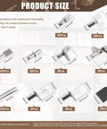 Diagram of 237 Piece Shelf Pins Kit with Nickel Plated Metal Pins, Black Rubber Sleeves, and 9 Bracket Peg Styles for Cabinets and Bookshelves.