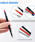 Watch Hands Repair Tool Kit With 5 Precision Hole Pusher Tools for Hour Minute Second Hands Alignment Pro Grade Watchmakers Set