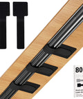 80 Piece Set Hook And Loop Cable Straps For Desk Cable Management Tames Messy Cords With Adhesive Wire Ties Reusable Cords Organizer