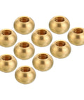 Brass M4x0.7 Thread Cap Nuts 10 Pack No Tool Needed Screw Caps For Furniture And Lighting Decoration Ball Style Nut Covers