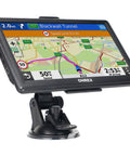 7 Inch Truck GPS Navigator For Cars And RVs With Custom Routing, Driver Alerts, And 2026 North America Maps in use on dashboard