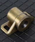Close-up of Vintage Gold Zinc Alloy Cabinet Door Catch Set Four Pcs With Beefy Magnetic Seal Keeps Cabinets Wardrobes Closets Secure