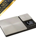 Dual Platform Digital Kitchen Scale For Home Chefs With 11 Lb And 16 Oz Capacity, Precise 0.1 Oz Increments, stainless steel, LCD readout
