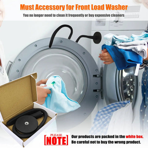 Magnetic Front Load Washer Door Prop With Flexible Hose Removable Door Stopper Keeps Door Propped Open