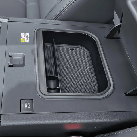 Cool Box Center Console Organizer Tray For Toyota Land Cruiser Prado 250 And Lexus GX550 2024 2025 2026 Models with non-slip mat