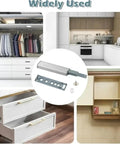 Magnetic Touch Latches for Cabinets and Closets, Stainless Steel Bouncer Catch in kitchen, closet, and drawer settings