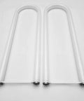 2 Pack 32 Watt T8 U Bend Fluorescent Light Bulb 3500K U Shape With Lumactiv Coating Breaks Down Odors And VOCs