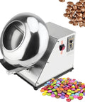 Pro Grade Commercial Sugar Coating Machine For Food Production With Zero Hassle Speed Control And Ultra Quiet Motor, stainless steel design.
