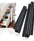 Beefy Undermount Heavy Duty Drawer Slides Full Extension Bottom Mounted Rails shown near stair storage.