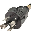 Heavy Duty 50 Foot 4 Prong NEMA L14 30 Generator Transfer Switch Power Cord With Lighted Locking Connector 125 250V 30A STW 10 AWG Copper