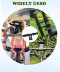 2-In-1 Kids Bike Handlebar Extender for Mountain Bikes and BMX, quick mount bar extension displayed on various bike handlebars