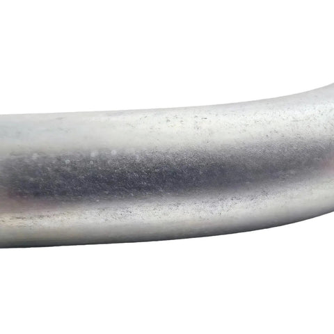 Replacement Drag Link 532175121 175121 Steering Arm For Riding Lawn Mowers 16-1/4 Inch Length Compatible With Husqvarna Poulan Poulan Pro Roper Sears Mowers metal steering arm close-up