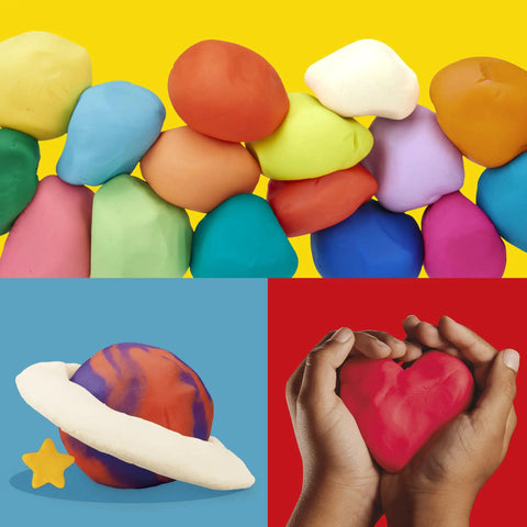 Massive Bulk Modeling Compound With Twelve Four Ounce Cans Packing A Knockout Array Of Jewel Tones absolutely perfect for creative crafting vibes.