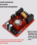 Zero Voltage Switching Flyback Driver Module 12V To 30V High Voltage Generator With Flyback Transformer on red circuit board