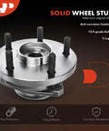 Front Wheel Bearing And Hub Assembly For Jeep Grand Cherokee 1999 2004 Five Lug Compatible With Ball Bearing, close-up view