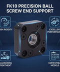 Rock Solid Ballscrew End Supports Bearing Blocks FK10 For 10mm Ball Screws SFU 1604 1605 1610 CNC with features