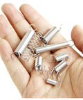 Heavy Duty Spring Assortment Kit 200-Piece Zinc Plated Steel Wire Extension Springs Set for Shop and Home Repairs in hand