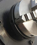 Heavy Duty 10Kg Welding Positioner Turntable With 65mm Chuck showing close-up view of the durable chuck for precise gripping.