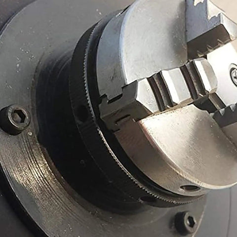 Heavy Duty 10Kg Welding Positioner Turntable With 65mm Chuck showing close-up view of the durable chuck for precise gripping.