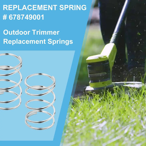 Replacement Trimmer Spool Spring For Ryobi RY29550 RY30530 RY30550 RY30570 Homelite RY30530 RY30550 RY30570 30cc with close-up of silver springs