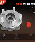 Two Front Wheel Bearing And Hub Assembly Set With 5 Lug Fits Subaru Forester 2009-2014, Impreza 2008-2014 close-up