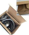 Thirty-Eight Millimeter Outer Diameter Solid Shaft Incremental Optical Rotary Encoder 100PPR ABZ in open packaging
