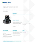 Single Filter Head With Bracket And Shut Off Valve For Three Eighths Inch NPT Threads Delivers Up To One GPM Flow No Gauge Included