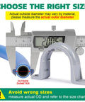 Heavy Duty 1 Inch Pvc Pipe Straps 16 Pack 2 Hole Plastic Conduit Clamps measuring outside diameter with calipers