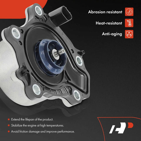 Engine Auxiliary Water Pump For Toyota Corolla And Prius Hybrid 1.8L Inline Four Engines close-up showing heat and abrasion-resistant materials.