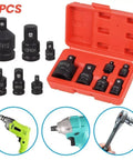 Ultimate Socket Adapter Driver And Wrench Conversion Kit With Versatile Multi Size Connection System For Fast Tool Sleeve Switching High Pressure Resistant Build You Totally Gonna Love This Gear. 6-piece adapters in case