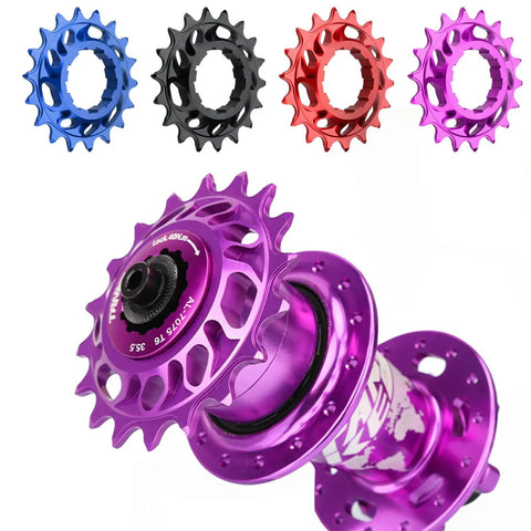 15T 16T 18T Single Speed Cogs Conversion Kit For Multi Speed Bikes To Dirt Jump BMX Aluminum Cassette With Spacer And Locking Ring 9mm Thick Base