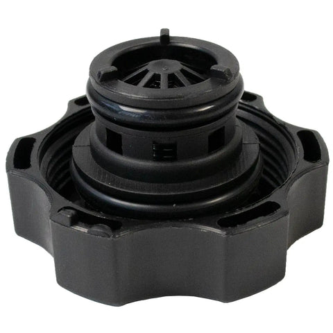 Radiator Coolant Reservoir Cap Recovery Valve For 2013-2021 Ram 1500 2500 3500 4500 5500 And Compatible Jeep Dodge Chrysler SUVs Keeps Coolant In Regulates Pressure Two Way Valve Prevents Leaks showing close-up plastic construction.