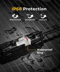 IP68 rated connector in Two Panel Solar Parallel Connector Kit With 2 To 4 Y Branch Cables 10 AWG Waterproof Splitter Wire Easy Plug And Play PV Connector Set