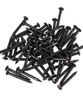Black Copper Round Head Wood Nails Antique Copper Decorative Nails For Furniture, 22mm Long, 2mm Shank, 4.4mm Head, Pack Of 50