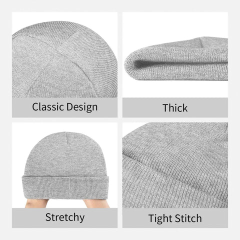 Dope Black And White Grid Pattern Knit Beanie Hat For Winter Super Cozy Acrylic Skully Cap That Keeps You Toasty In Frosty Days Lightweight Yet Insulated Everyday Wear For Street Style Fits. Classic design and thick stretchable knit fabric.