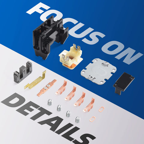 Components of One Pole 40 Amp 24V HVAC Contactor For AC Condensers And Compressors Definite Purpose Contactor 1 Pack