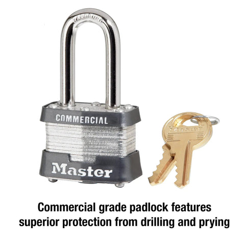 Outdoor Padlock With Key For Gates And Fences Sheds Garages And Tool Boxes Built Tough As Nails With Hardened Steel Shackle