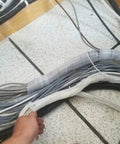 Spiral Cable Wrap Protector 10 Meters 11mm ID 12mm OD Wire Organizer bundling cables on floor in home setup