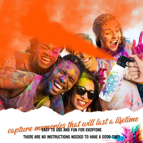 Orange Gender Reveal Fire Extinguishers 2 Pack Colorful Powder Smoke Bombs For Fun Runs Color Wars And Weddings Bring The Lit Vibe To Every Crowd Pleasing Bash