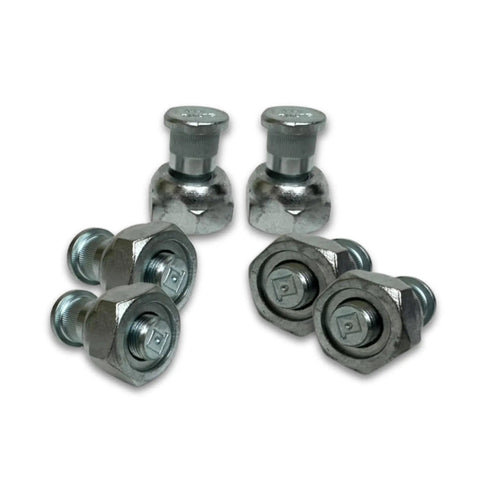 Premium Sanwa Front Left Wheel Nut And Stud Kit For Isuzu Trucks Like NPR NQR Plus HD Models With M20x53 Right Hand Thread Perfect Fit For 1995 To 2025 Diesel Gas Engines Keeping You Locked Tight On The Road. Steel wheel nut and stud kit for Isuzu NPR NQR front left wheel