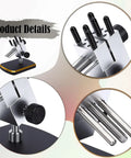 Versatile Mini Vise Table Top Clamp For Hobby Jewelers Features Rotating Base And Adjustable Angles, showing adjustable pins and durable base.