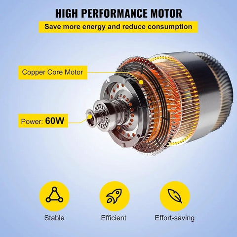 High performance 60W motor for Industrial Conveyor Table 59 By 7.8 Inch Stainless Steel Belt System with efficient copper core
