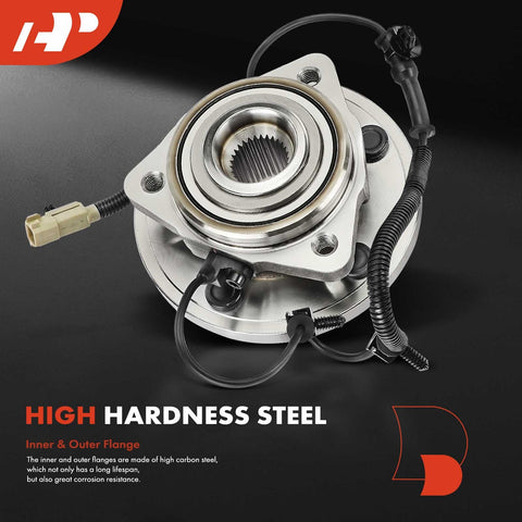 Beefed Up Front Wheel Bearing And Hub Assembly With ABS For Jeep Commander 2006 To 2010 And Grand Cherokee 2005 To 2010