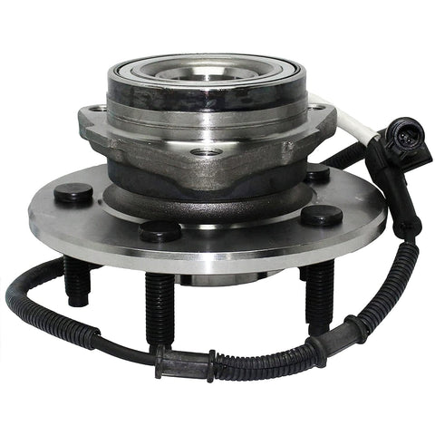 Heavy Duty Front Wheel Bearing Hubs Replacement For 2000 2001 2002 2003 Ford F150 4WD With 5 Stud M14 Studs And 4 Wheel ABS