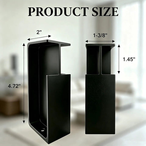 Pocket Door Handle One Piece Aluminum Recessed Sliding Door Pull Matte Black Flush Hardware For One And Three Eighths Inch Doors