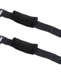 2 Pack Guitar String Dampener Set With Fret Mutes And Bass Muffler Silencer Damper, shown with adjustable velvet straps