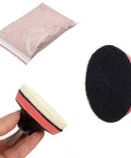 9 Piece Glass Polishing Kit For Windshield And Glass Repair DIY Deep Scratch Remover with cerium oxide powder and felt pads