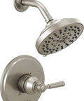 Westchester Shower Trim Kit With Single Handle 14S Brushed Nickel, Includes Full Body Spray, Massaging Spray, Pause Feature, And Balanced Hot Cold Water Control For Easy Shaving And Lathering showerhead and handle kit in brushed nickel finish