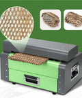 Heavy Duty Corrugated Carton Cutter And Cardboard Shredder For Recycling Waste Boxes Expansion And Cutting Machine Pro Grade Box Cutter With 325mm Blade For Eco Friendly Packing Material, green unit